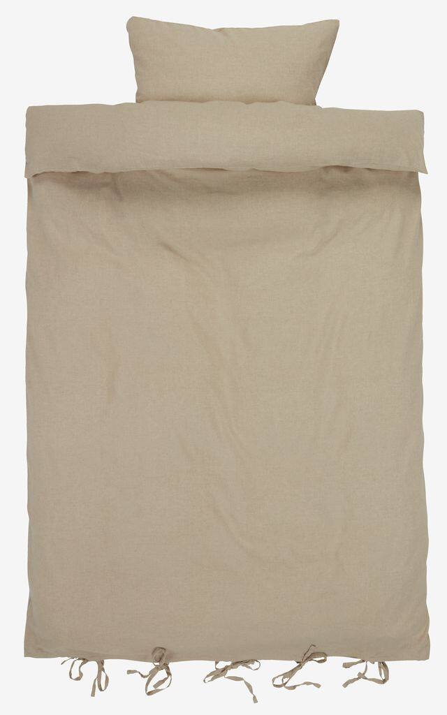 LINDA guld sengetøj LINDA bomuld/hør 140x200 natur