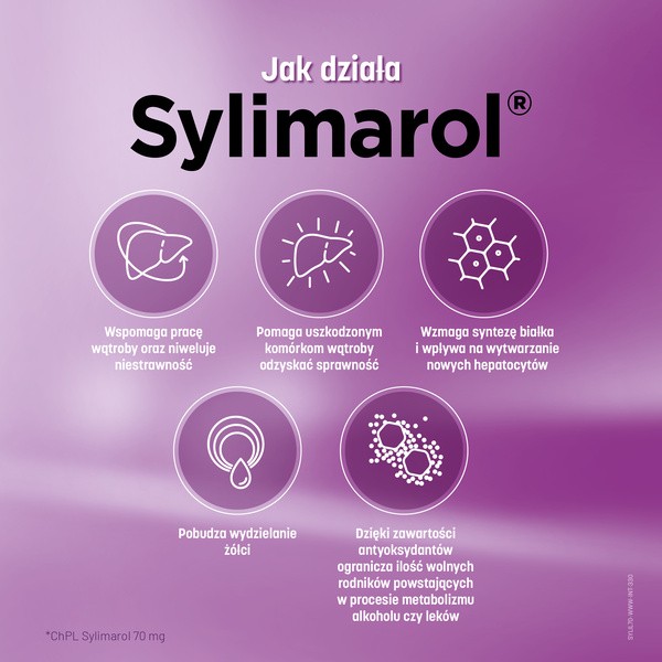 Sylimarol 70 mg, drażetki, 30 szt.