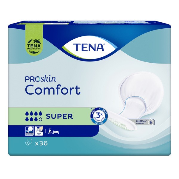 TENA Comfort ProSkin Super, pieluchy anatomiczne, 36 szt.