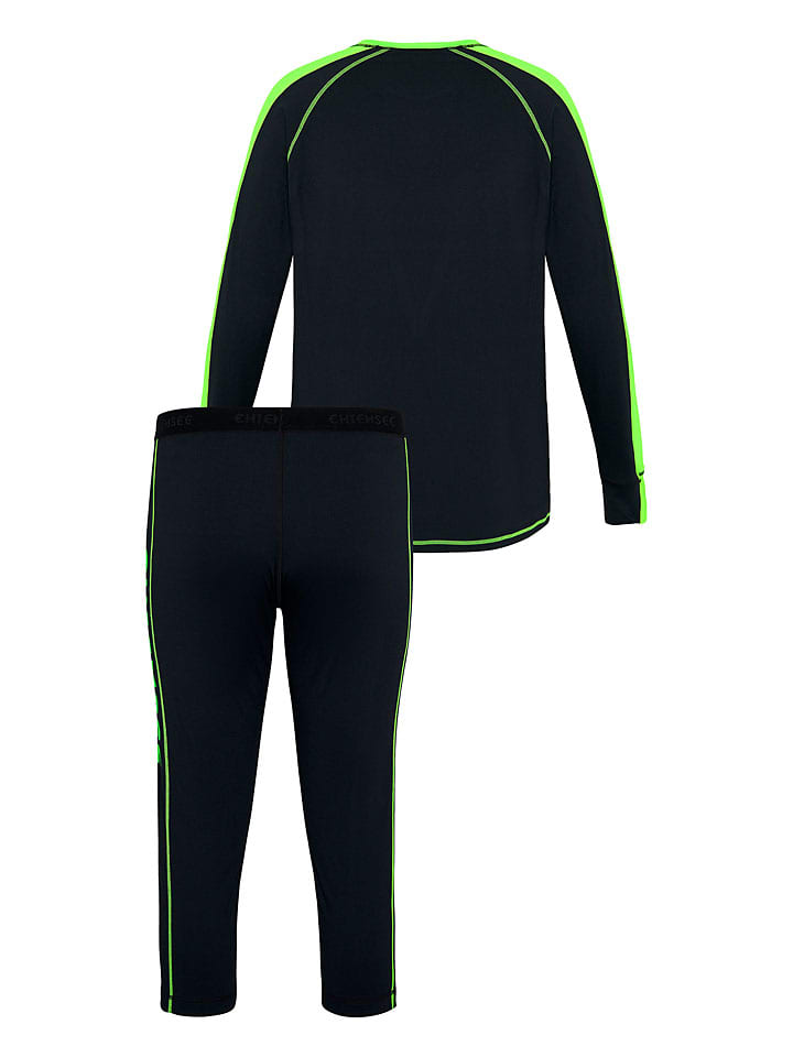 Chiemsee 2tlg. Sportwäsche-Set in Schwarz/ Grün günstig kaufen