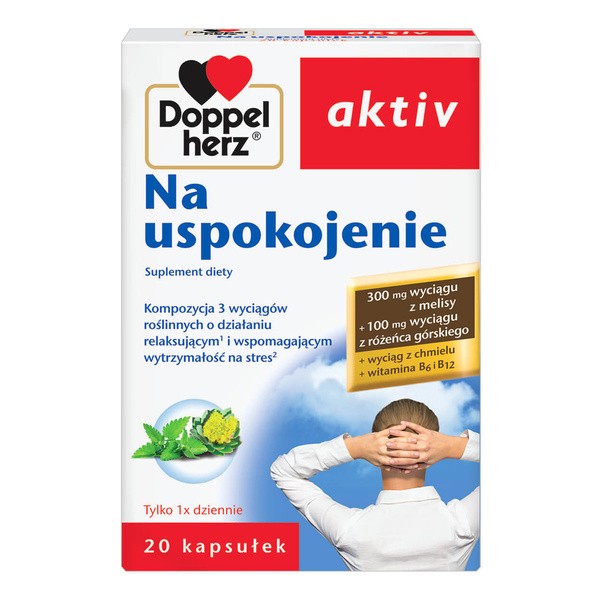 Doppelherz aktiv Na uspokojenie, kapsułki, 20 szt.