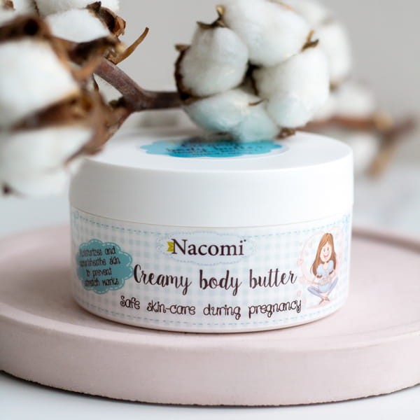 Nacomi, lekkie masło do ciała, dla kobiet w ciąży, 100 ml