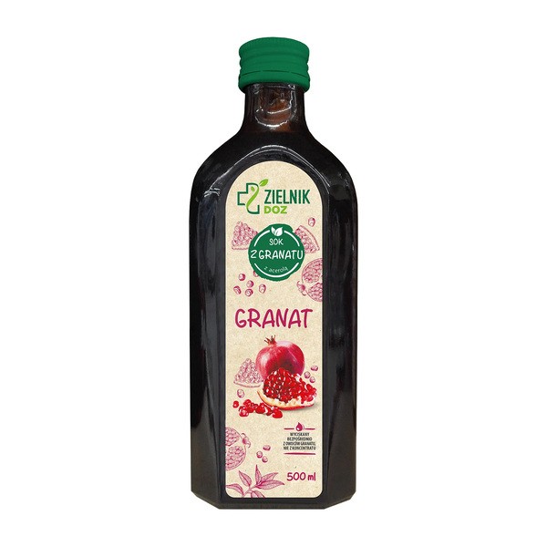 ZIELNIK DOZ Granat, sok, 500 ml