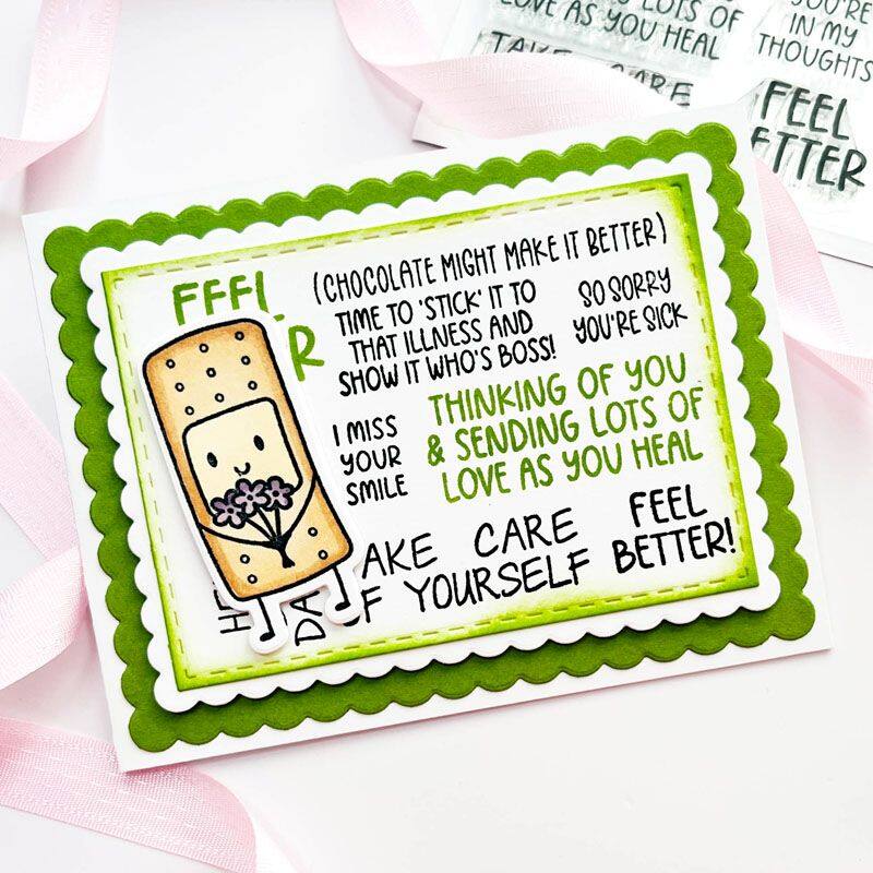 Words for Get Well Clear Stamp Set