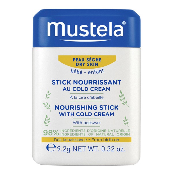 Mustela Bebe-Enfant, sztyft ochronny z Cold Cream i organicznym woskiem pszczelim,  9,2 g