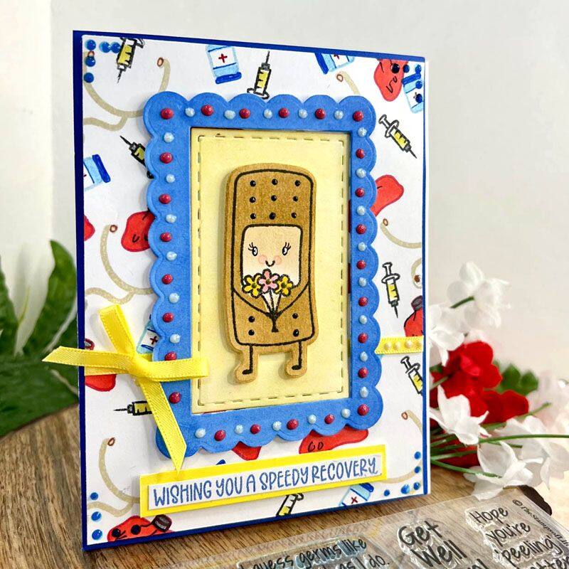 Get Well Bandages Clear Stamp Set