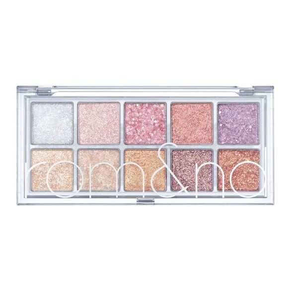 Rom&nd Better Than Palette, paleta cieni do powiek, 00 Light & Glitter Garden, 7,5 g