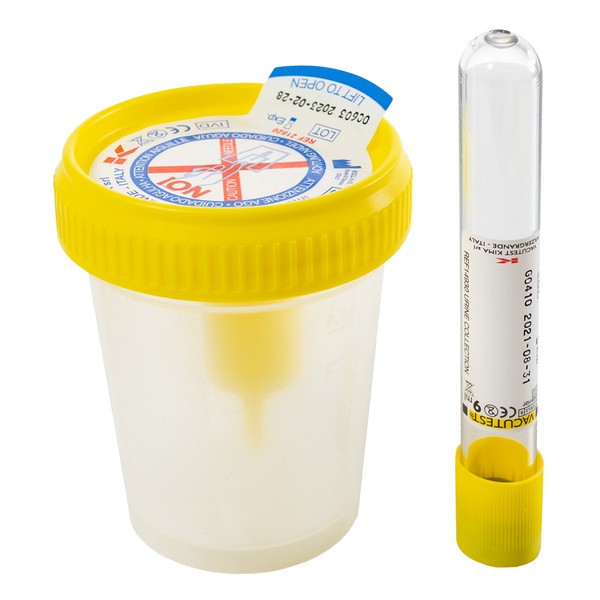 Vacutest, próżniowy zestaw do pobierania próbki moczu, 1 szt.