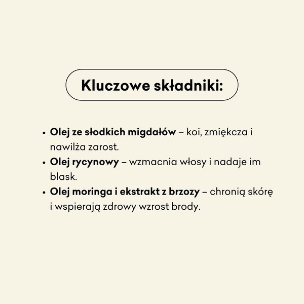 Mydlarnia 4 Szpaki, olejek do pielęgnacji brody Leśny, 30 ml