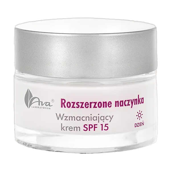 AVA Rozszerzone Naczynka, krem wzmacniający SPF15, 50 ml