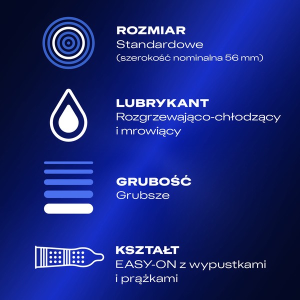 Durex Intense, prezerwatywy, 10 szt.