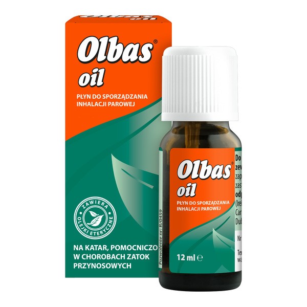 Olbas Oil, płyn do sporządzania inhalacji parowej, 12 ml