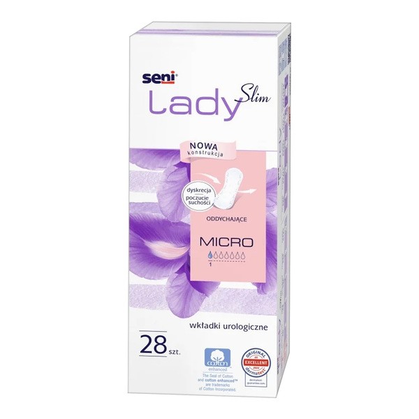 Seni Lady Slim micro, wkładki urologiczne, 28 szt.