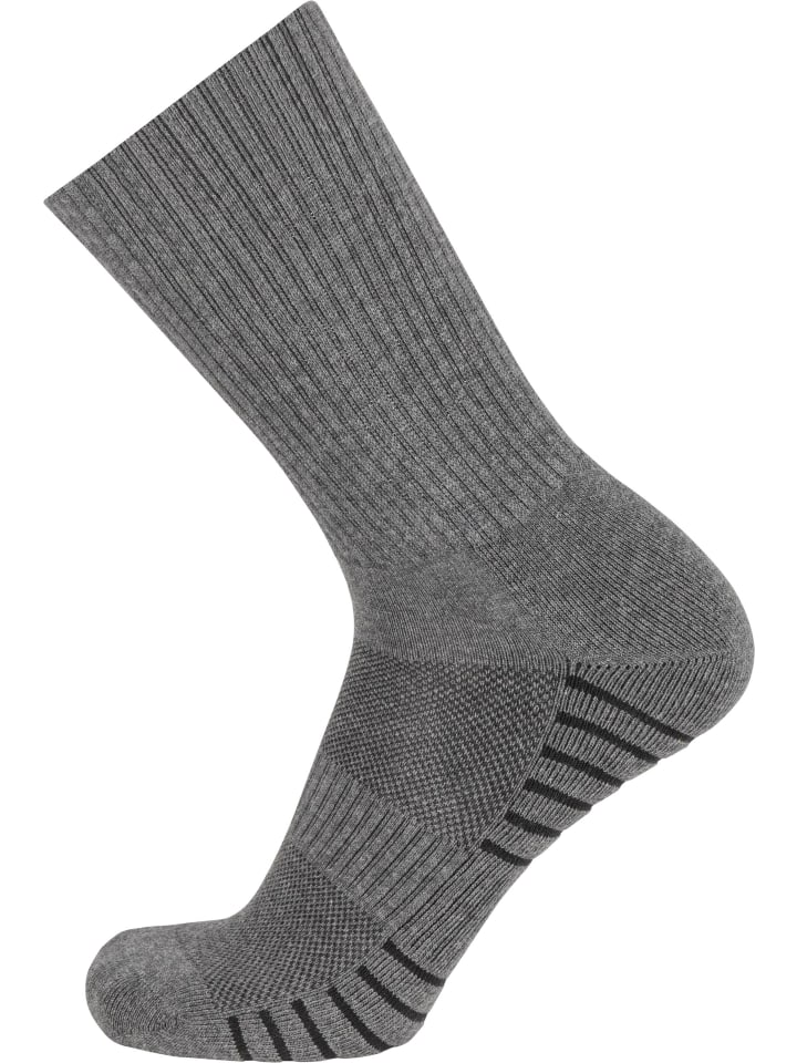 normani 4 Trekkingwandersocken mit Polstersohle und Komfortbund in Grau günstig kaufen