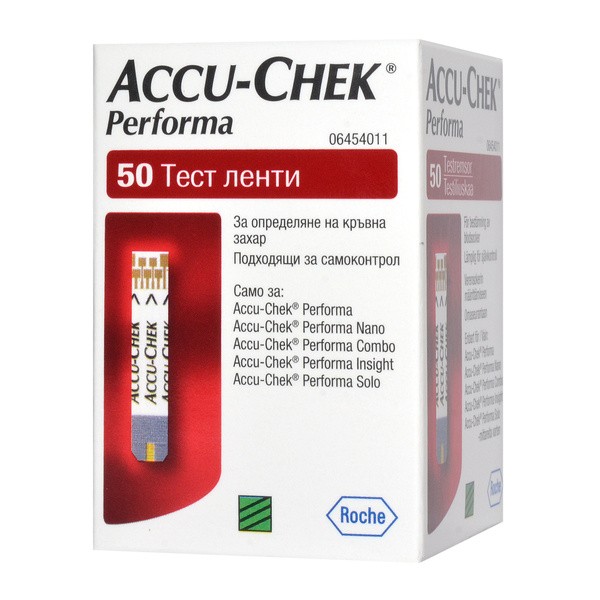 Test paskowy Accu-Chek Performa, 50 szt.