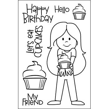 StephieDoll8 Clear Stamp Set