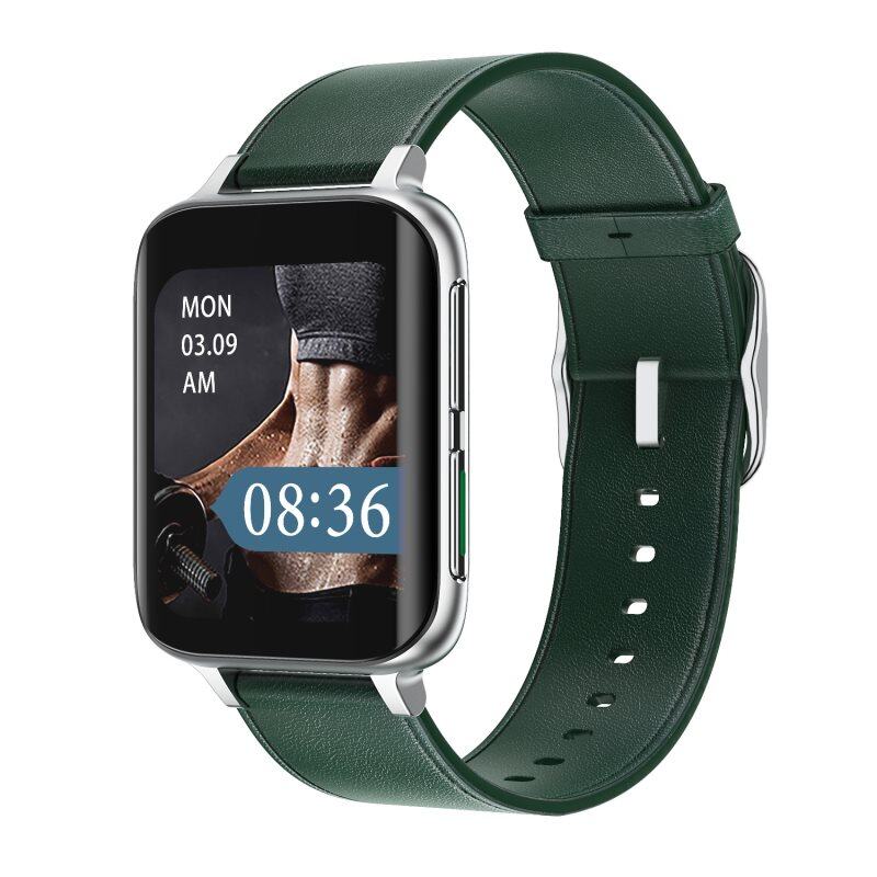 Smartwatch DT93 con chiamate Bluetooth, lettore MP3, monitoraggio della frequenza cardiaca, pressione sanguigna, sonno e contapassi, schermo da 1,78 pollici, orologio fitness
