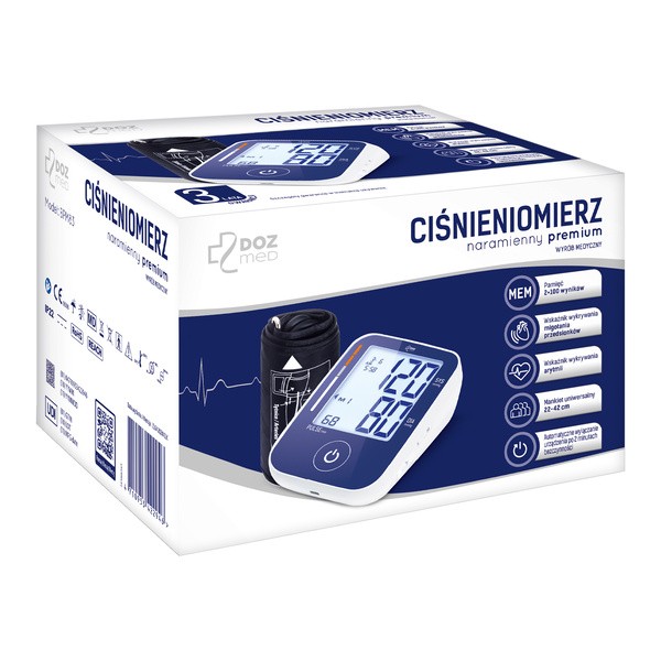 DOZ Med Ciśnieniomierz Premium, naramienny, 1 szt.
