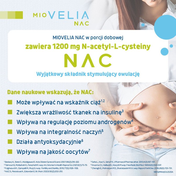 Miovelia NAC, kapsułki, 15 szt.