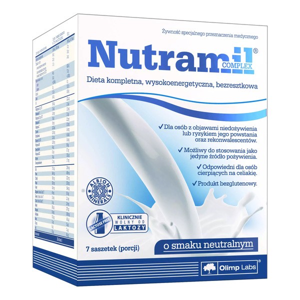 Olimp Nutramil Complex, smak neutralny, 7 saszetek