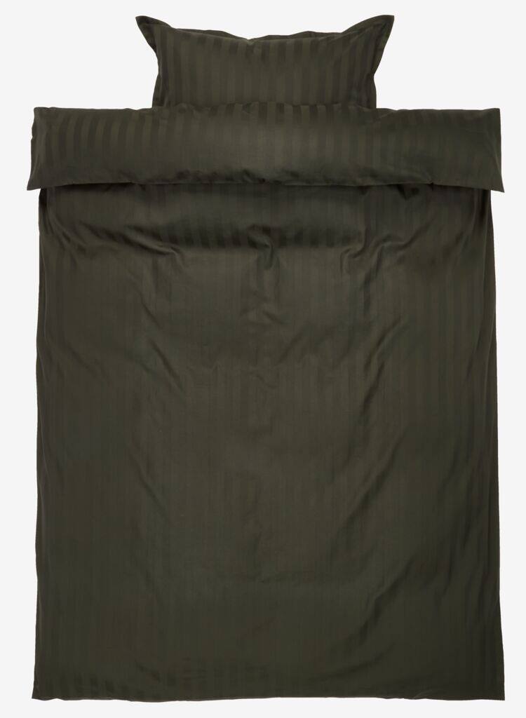 NELL Gold NELL satin sengesæt 140x200 mørkegrøn
