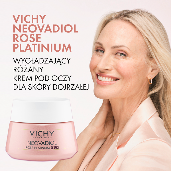 Vichy Neovadiol Rose Platinum, krem pod oczy, 15 ml