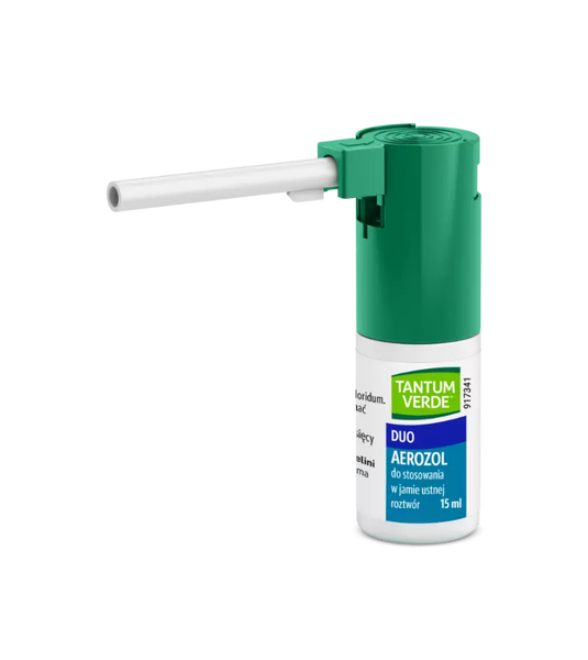 Tantum Verde Duo, (1,5mg+5mg)/ml, aerozol, 15 ml