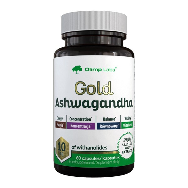 Olimp Gold Ashwagandha, kapsułki, 60 szt.
