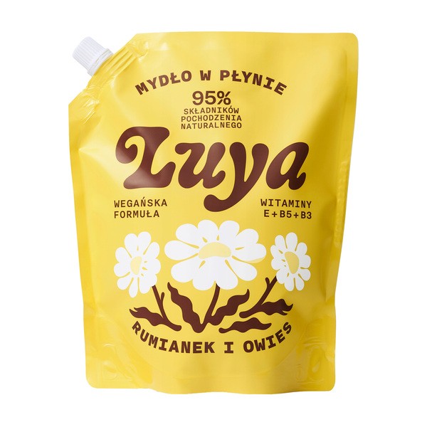 Luya, mydło do rąk w płynie Rumianek i Owies, uzupełnienie, 800 ml