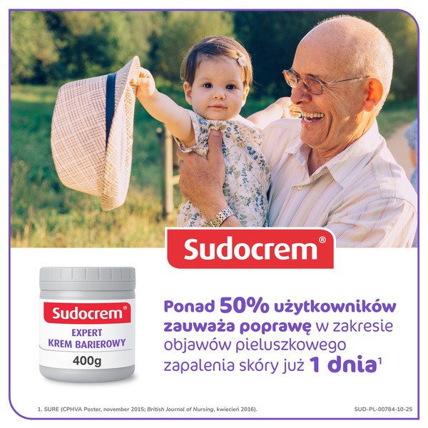 Sudocrem Expert, krem barierowy, odleżyny, otarcia, 400 g