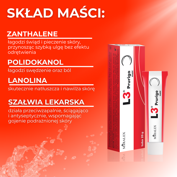 Prurigo L3, maść ochronno-pielęgnująca z aplikatorem, 25 g