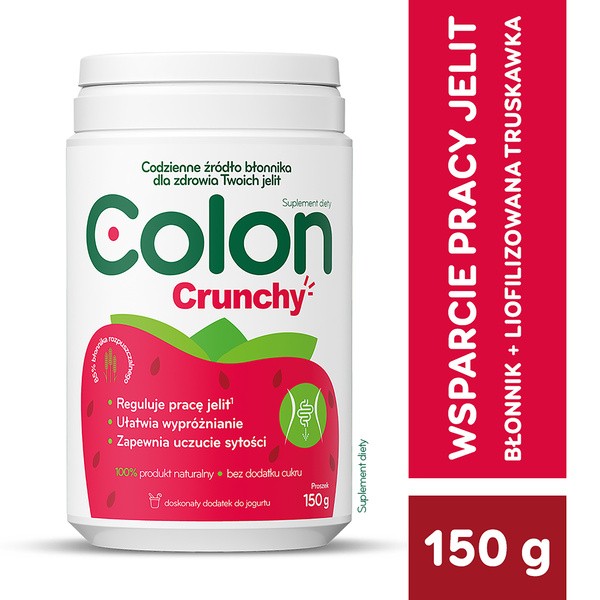 Colon Crunchy, proszek, smak truskawkowy, 150 g