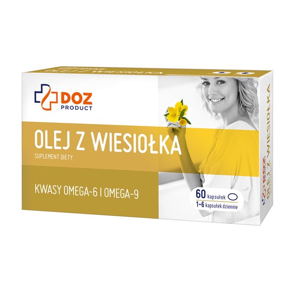 DOZ PRODUCT Olej z wiesiołka, kapsułki, 60 szt.
