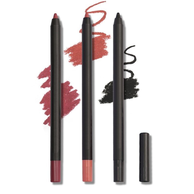 Matita per il trucco multicolore, rossetto, eyeliner, lunga durata, impermeabile, idratante, effetto velluto opaco, cosmetico TSLM1