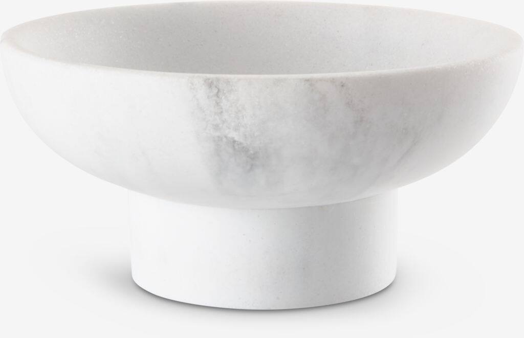 BERGHEM Dekorativ skål BERGHEM Ø12xH6cm med marmorlook