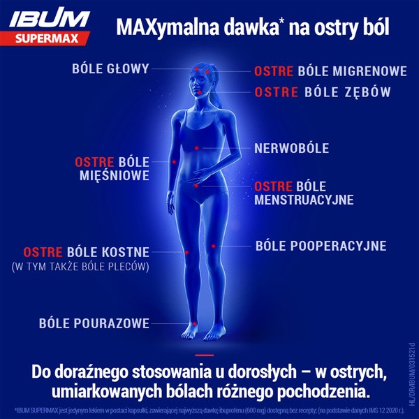 Ibum Supermax, 600 mg, kapsułki miękkie, 10 szt.