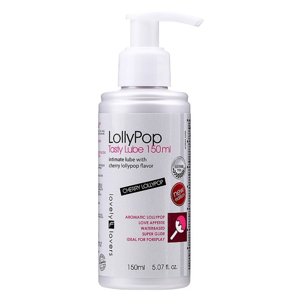 LL LollyPop Tasty Lube, jadalny żel intymny, 150 ml