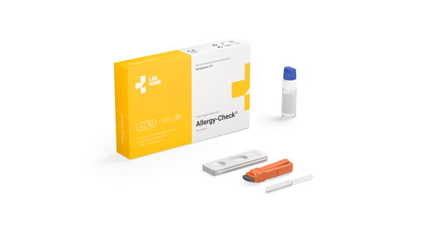 ALLERGY-Check, test na pasożyty i alergie, badanie IgE z krwi, 1 szt.