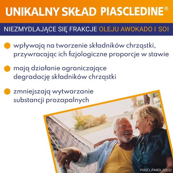 Piascledine, 100 mg + 200 mg, kapsułki twarde, 30 szt.
