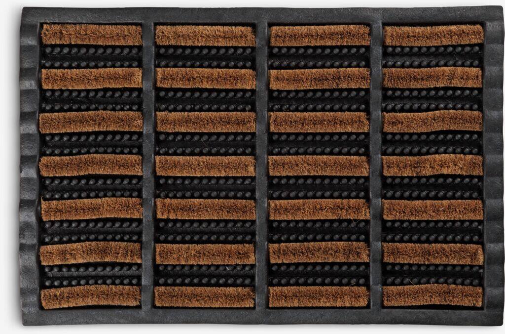 NAVR dørmåtte NAVR 40x60x3 kokosfiber natur/sort