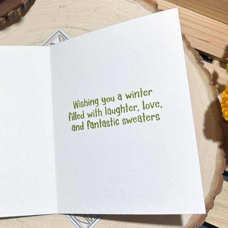 phrases4sweater Clear Stamp Set