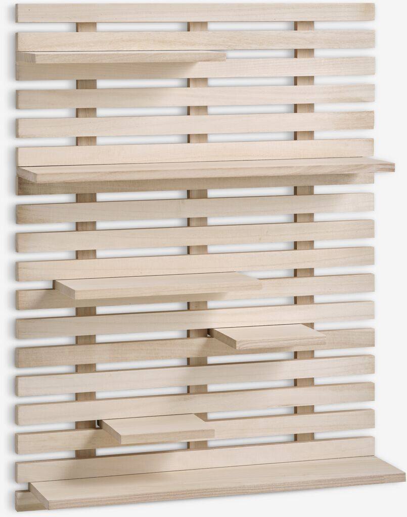 KETTINGE Væghylde KETTINGE 6 hylder natur