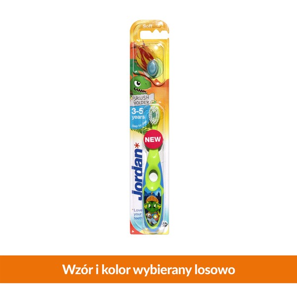 Jordan Step by Step (3-5), szczoteczka do zębów, 1 szt.