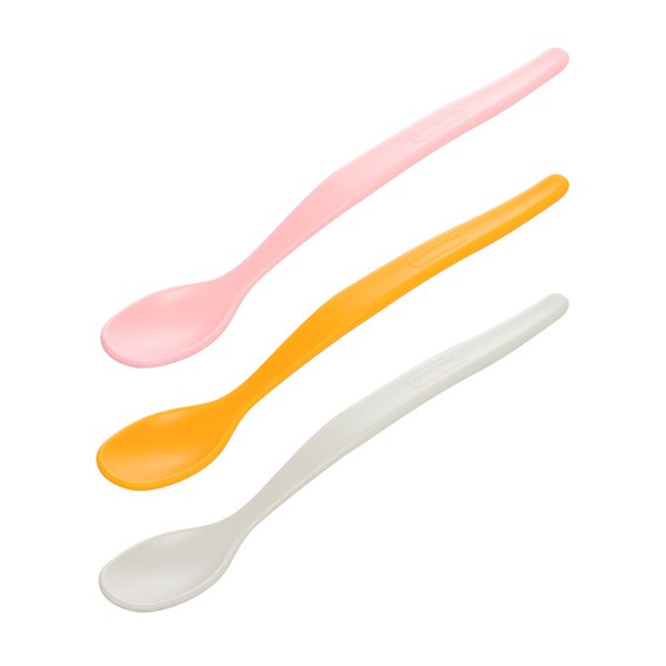 Canpol Babies, zestaw 3 pierwszych łyżeczek do karmienia, różowy, 1 szt.