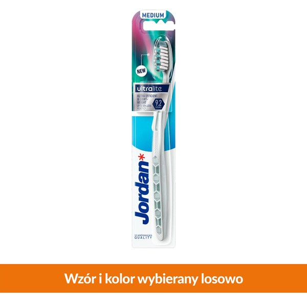 Jordan Ultralite, szczoteczka do zębów, średnia, 1 szt.