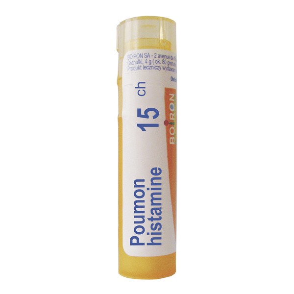 Boiron Poumon histamine, 15CH, granulki, 4g