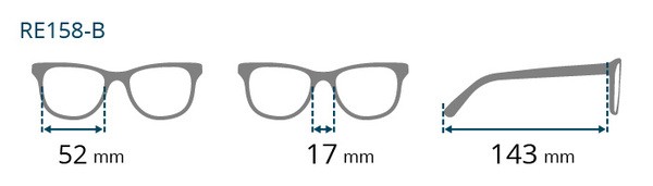 Brilo, okulary do czytania, moc +1,00, damskie, model RE 158B