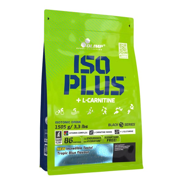Olimp Iso Plus Powder, proszek, smak tropic blue, 1505 g
