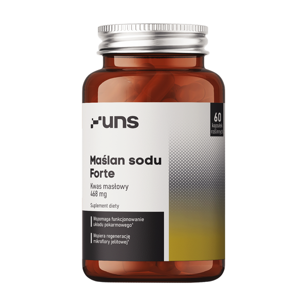 Uns Maślan sodu Forte, kapsułki, 60 szt.