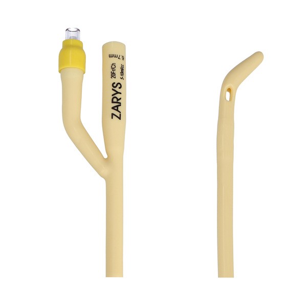 Zarys, urologiczny cewnik Foley'a, dwudrożny z plastikową zastawką, CH 20/5-10 ml, 1 szt.